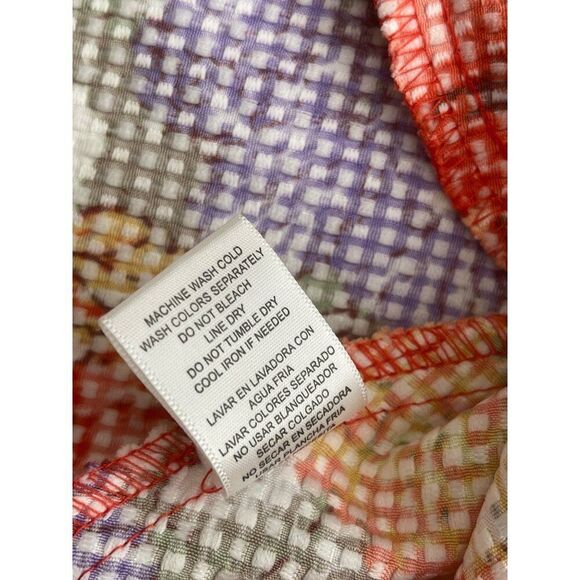 Danny & Nicole Women Textured Floral Fit And Flare Dress With Pockets Size 10 - Picture 11 of 11